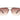 Square Half Frame Retro Brow-Bar Sunglasses